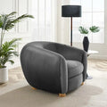 Velvet Accent Armchair
