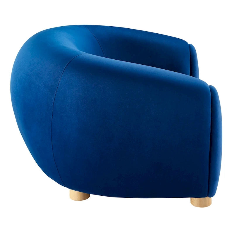 Velvet Accent Armchair