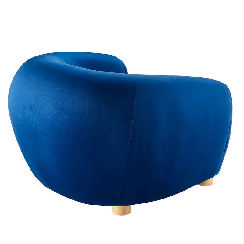 Velvet Accent Armchair