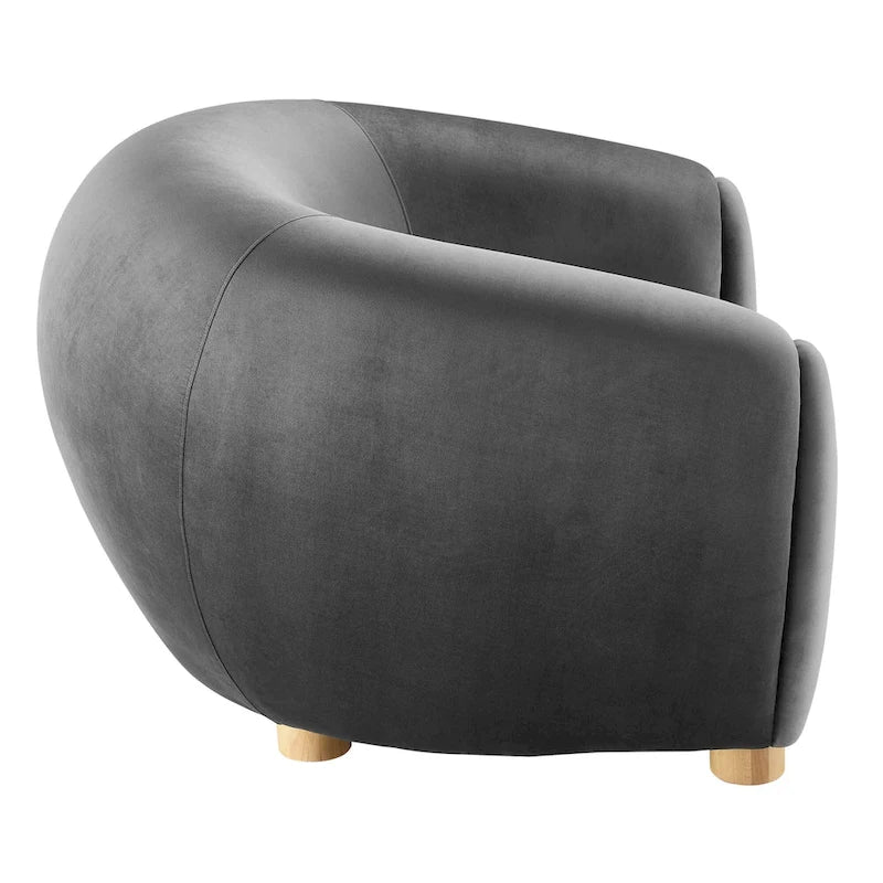 Velvet Accent Armchair