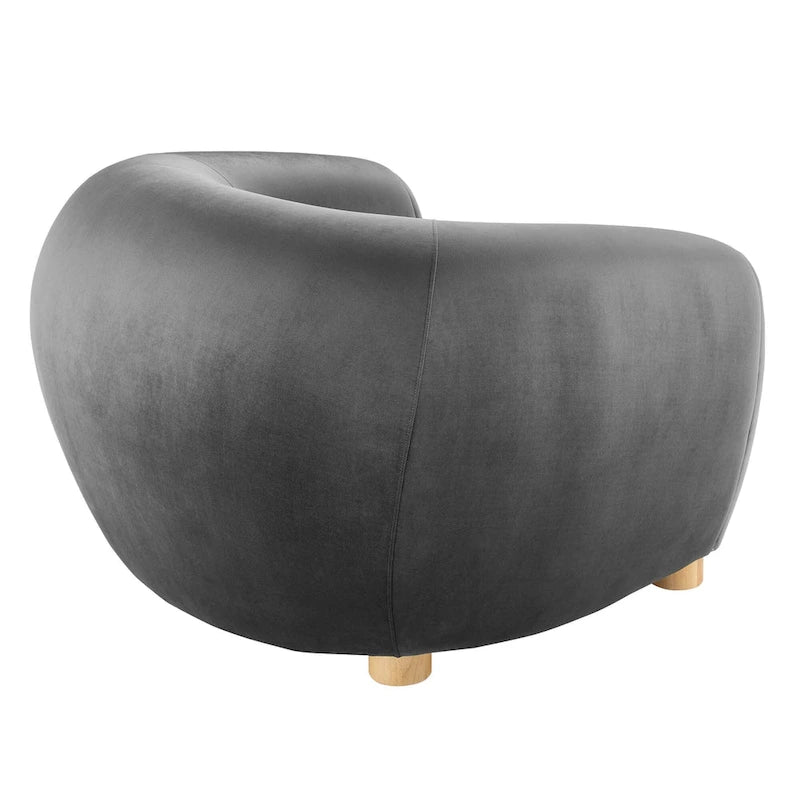 Velvet Accent Armchair