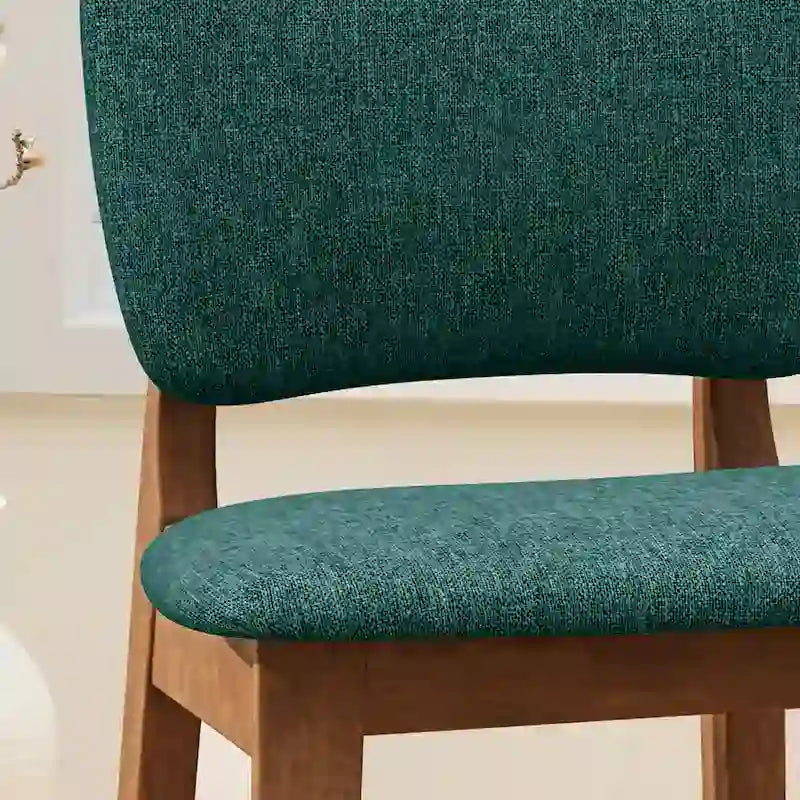 42-in. Upholstered-seat Wood Bar Chairs (Set of 2)