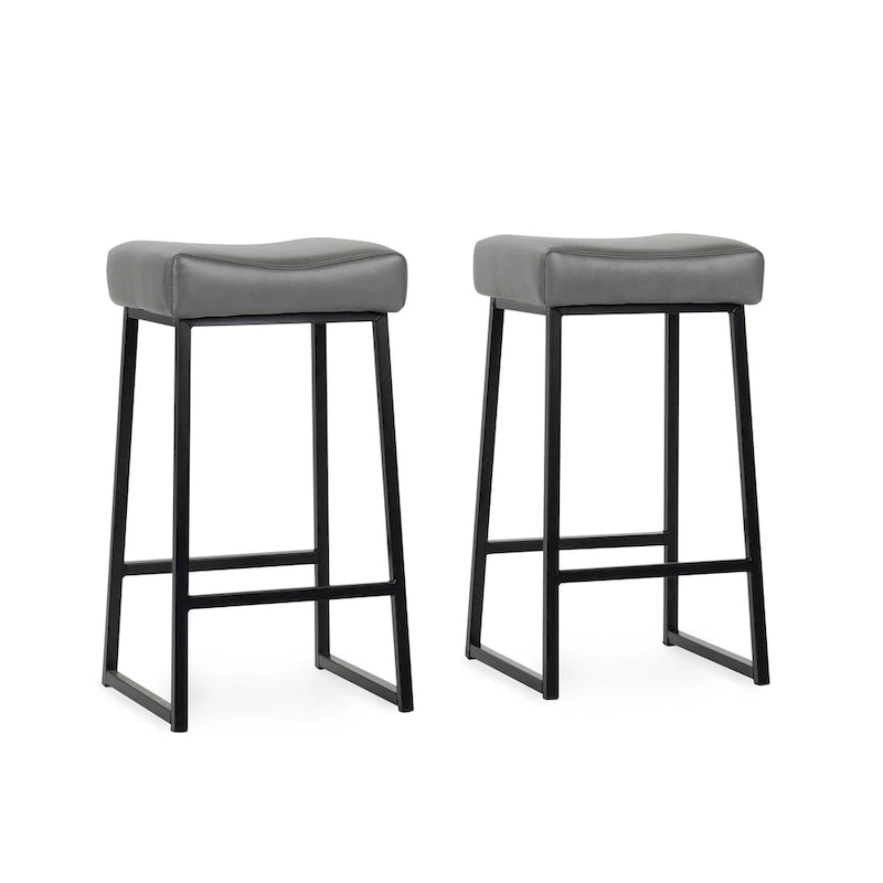 Counter Stool Smokey Grey (Set of 2) - Seat Height 26