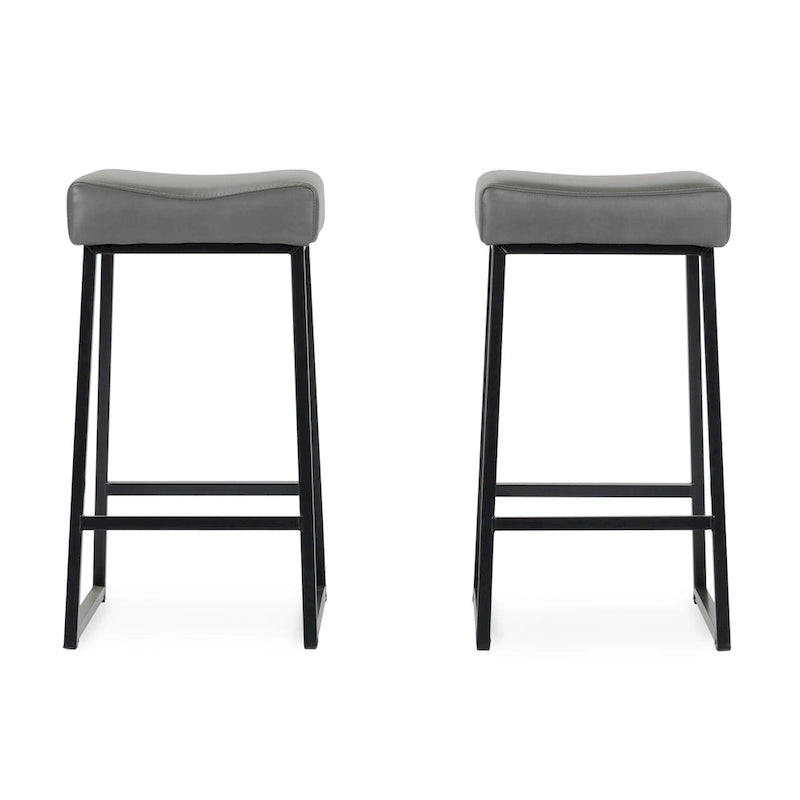 Counter Stool Smokey Grey (Set of 2) - Seat Height 26