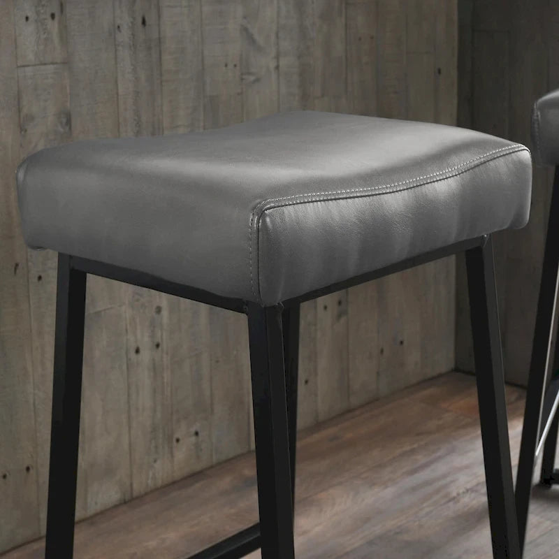 Counter Stool Smokey Grey (Set of 2) - Seat Height 26