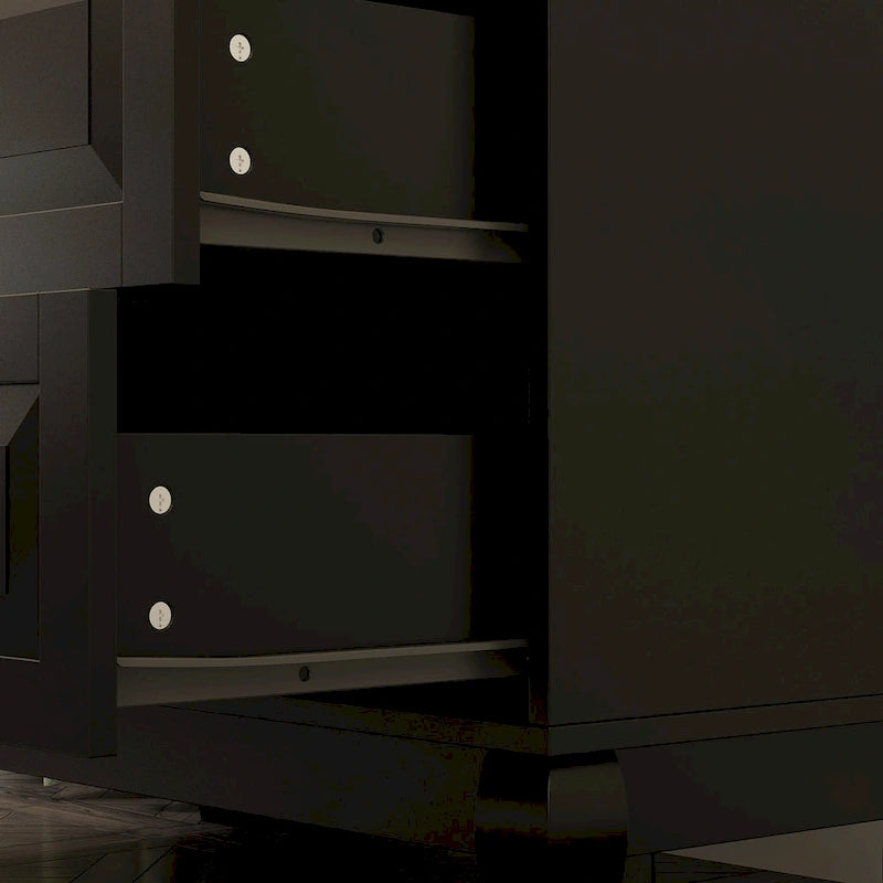 5-Drawer Dresser Chest Tall Storage Cabinet