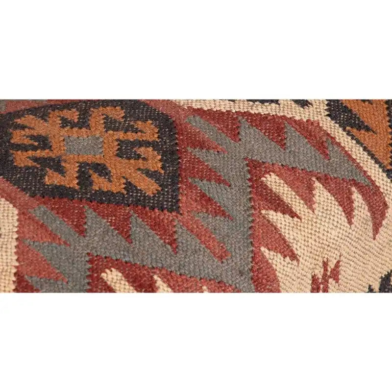 Handmade Kilim Upholstered Wooden Bench (India) - 48"L x 16"W x 18"H