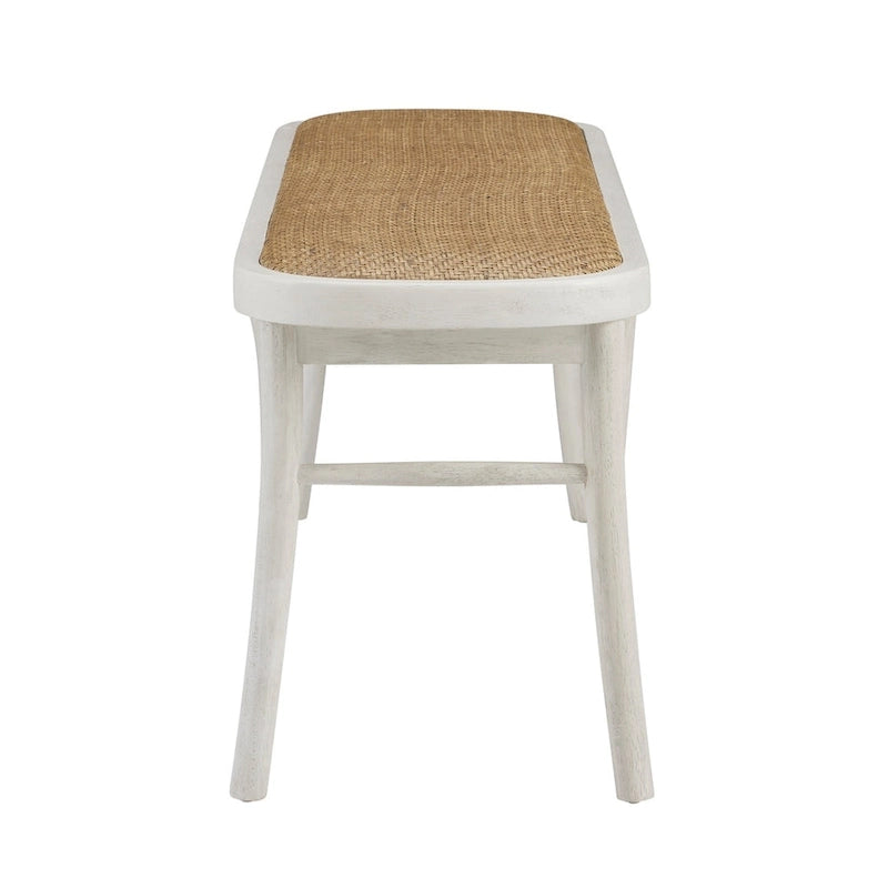 Bentwood Rattan Dining Bench