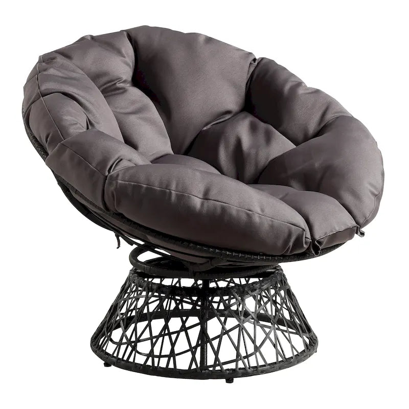Woven Wicker Papasan Chair