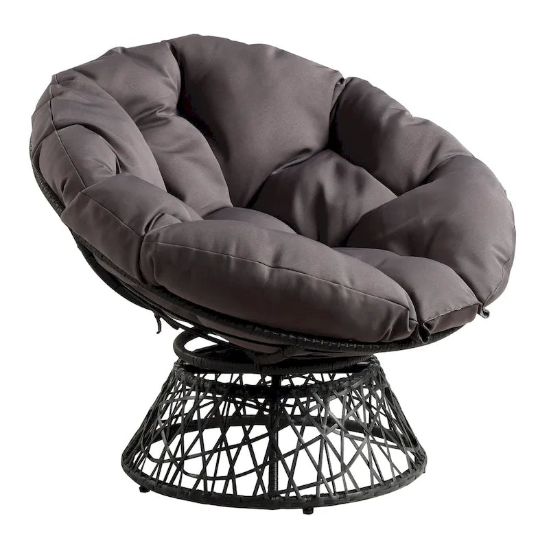 Woven Wicker Papasan Chair