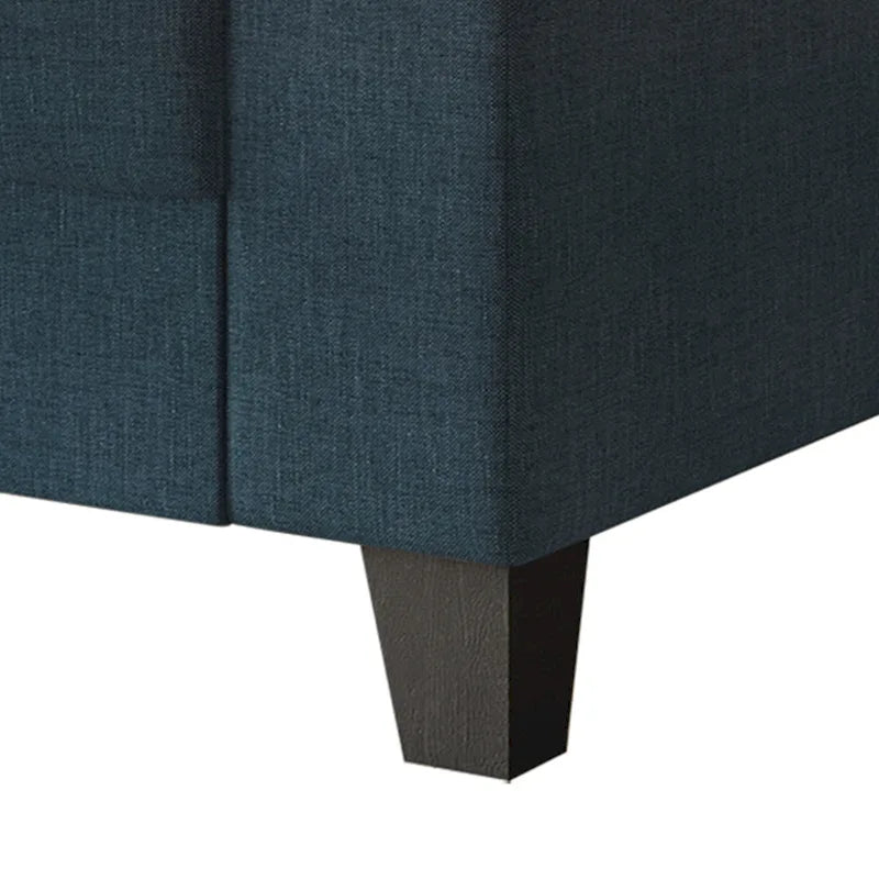 Simple Style Linen Upholstered Sofa