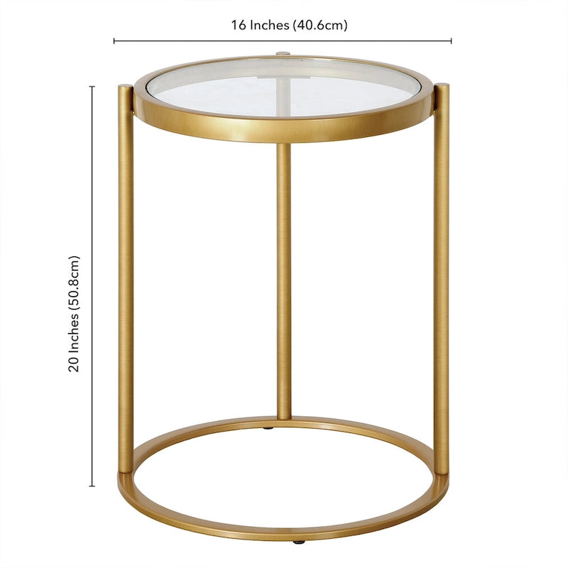 16" Wide Round Side Table