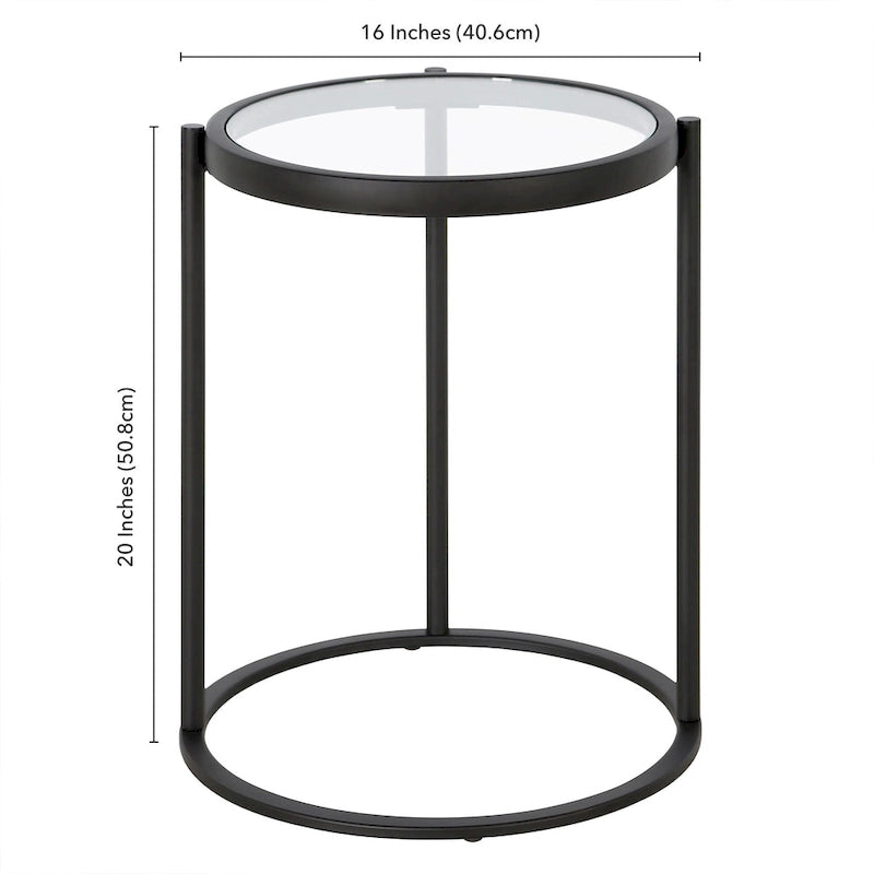 16" Wide Round Side Table