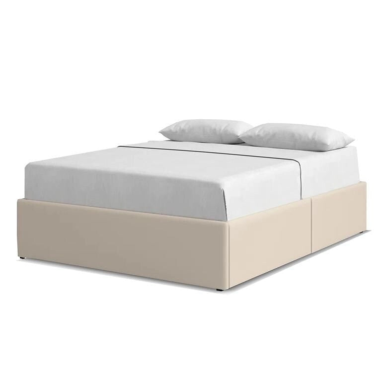 Upholstered Platform 2-Drawer Storage Bed