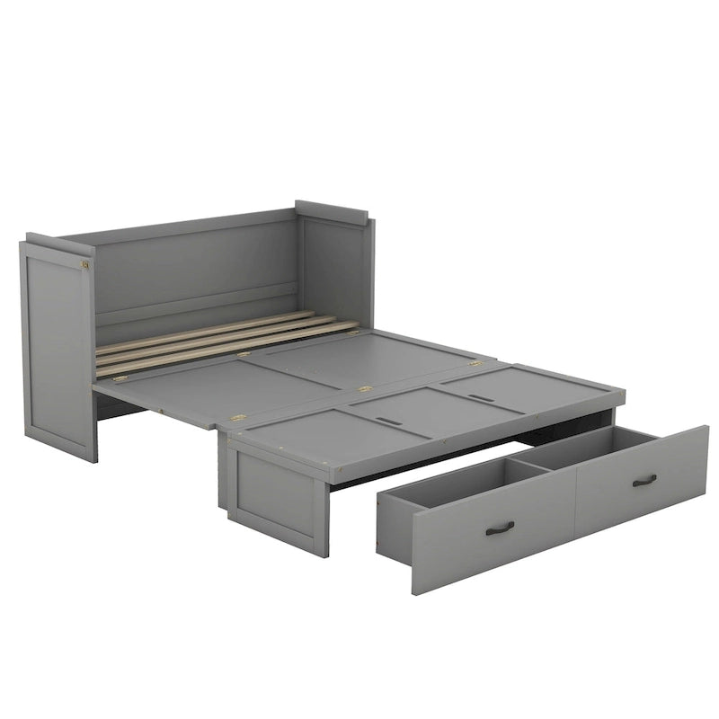 Murphy Bed with USB Port and a Large Drawer