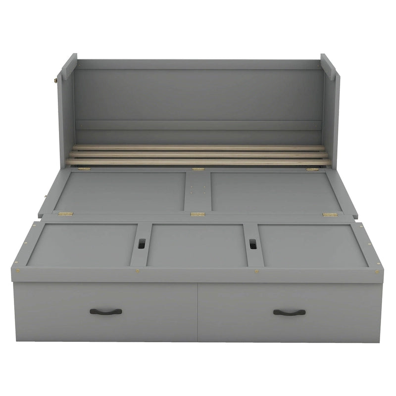 Murphy Bed with USB Port and a Large Drawer