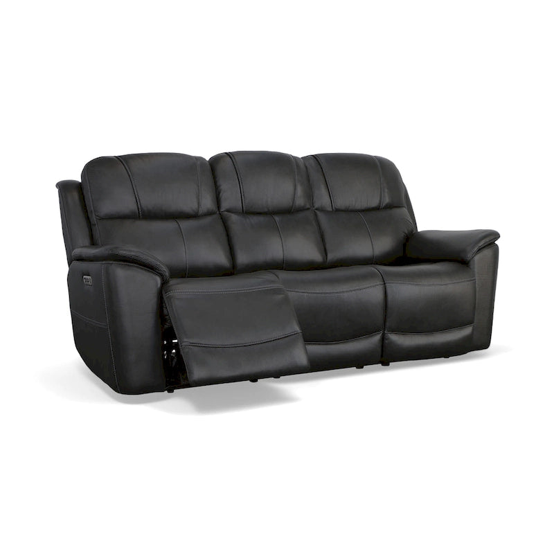 Power Reclining Sofa with Power Headrests & Lumbar
