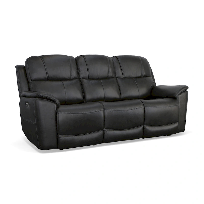 Power Reclining Sofa with Power Headrests & Lumbar