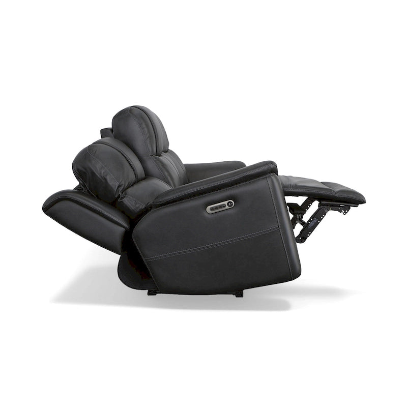 Power Reclining Sofa with Power Headrests & Lumbar