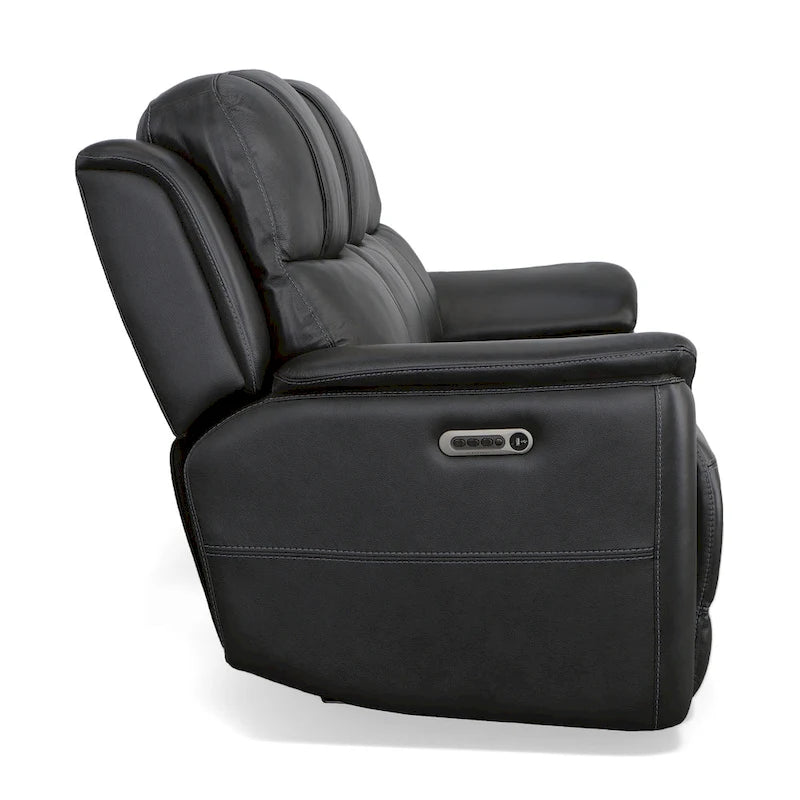 Power Reclining Sofa with Power Headrests & Lumbar