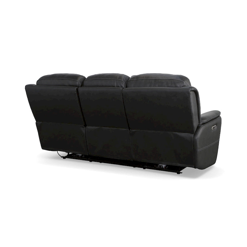 Power Reclining Sofa with Power Headrests & Lumbar