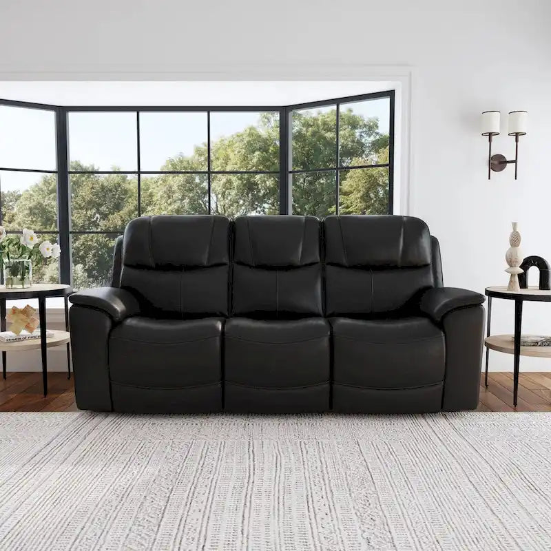 Power Reclining Sofa with Power Headrests & Lumbar