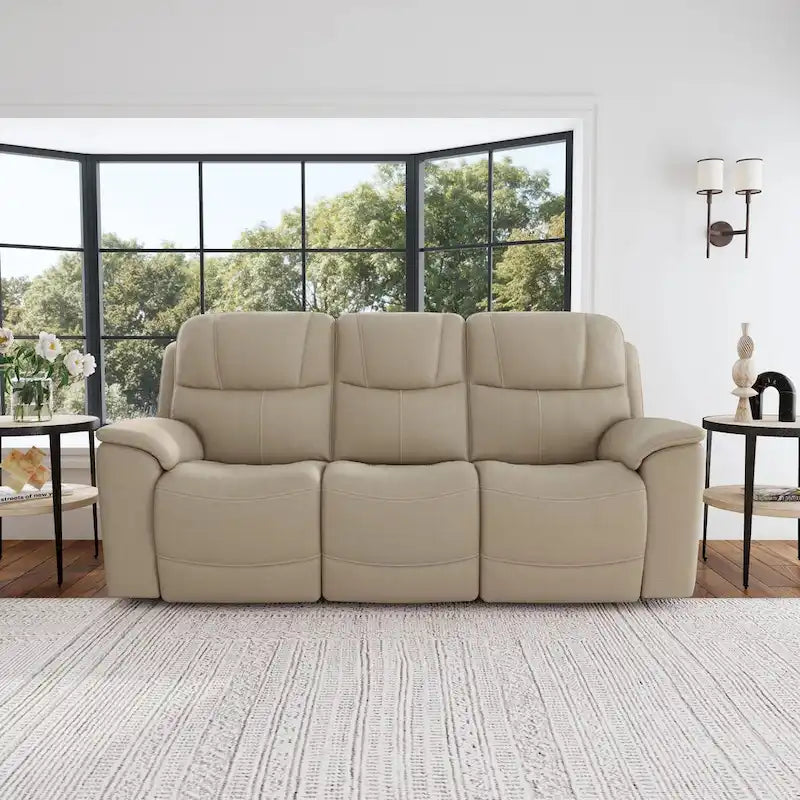 Power Reclining Sofa with Power Headrests & Lumbar