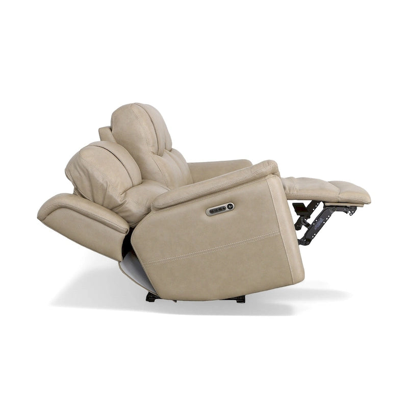 Power Reclining Sofa with Power Headrests & Lumbar